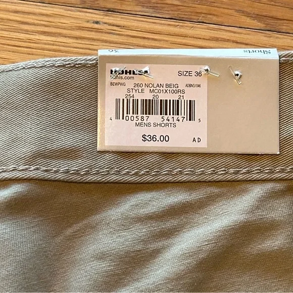 NWT Croft & Barrow Cargo Khaki Shorts - Picture 8 of 8